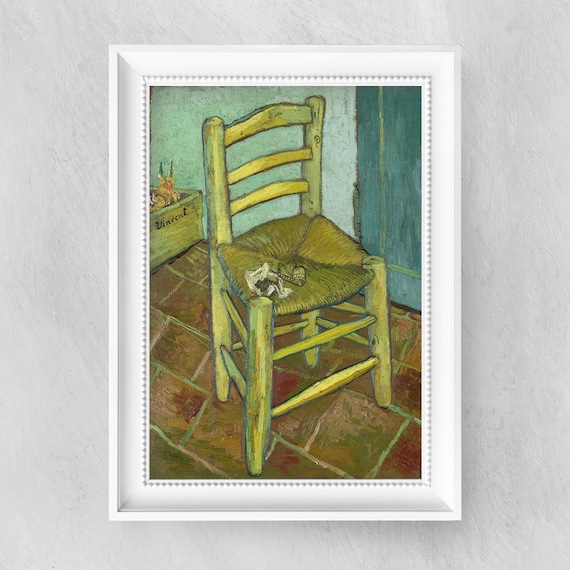 Vintage Van Gogh’s Chair Art Print Vintage Van Gogh’s Chair Art Print