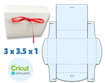 Decorative Gift Box Template, DIY Printable SVG, Cricut Silhouette (Digital Download)