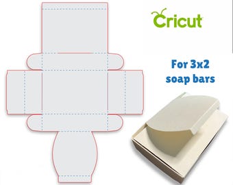 Soap Box Template for 3x2 Soap Bar, Soap Box Svg, Box Svg, Packing Box Svg, Svg File for Cricut, Gift Box for Soaps, candles, etc.