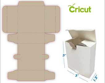 Square Soap/Candle Box Template: SVG, Cricut Ready (Digital Download)