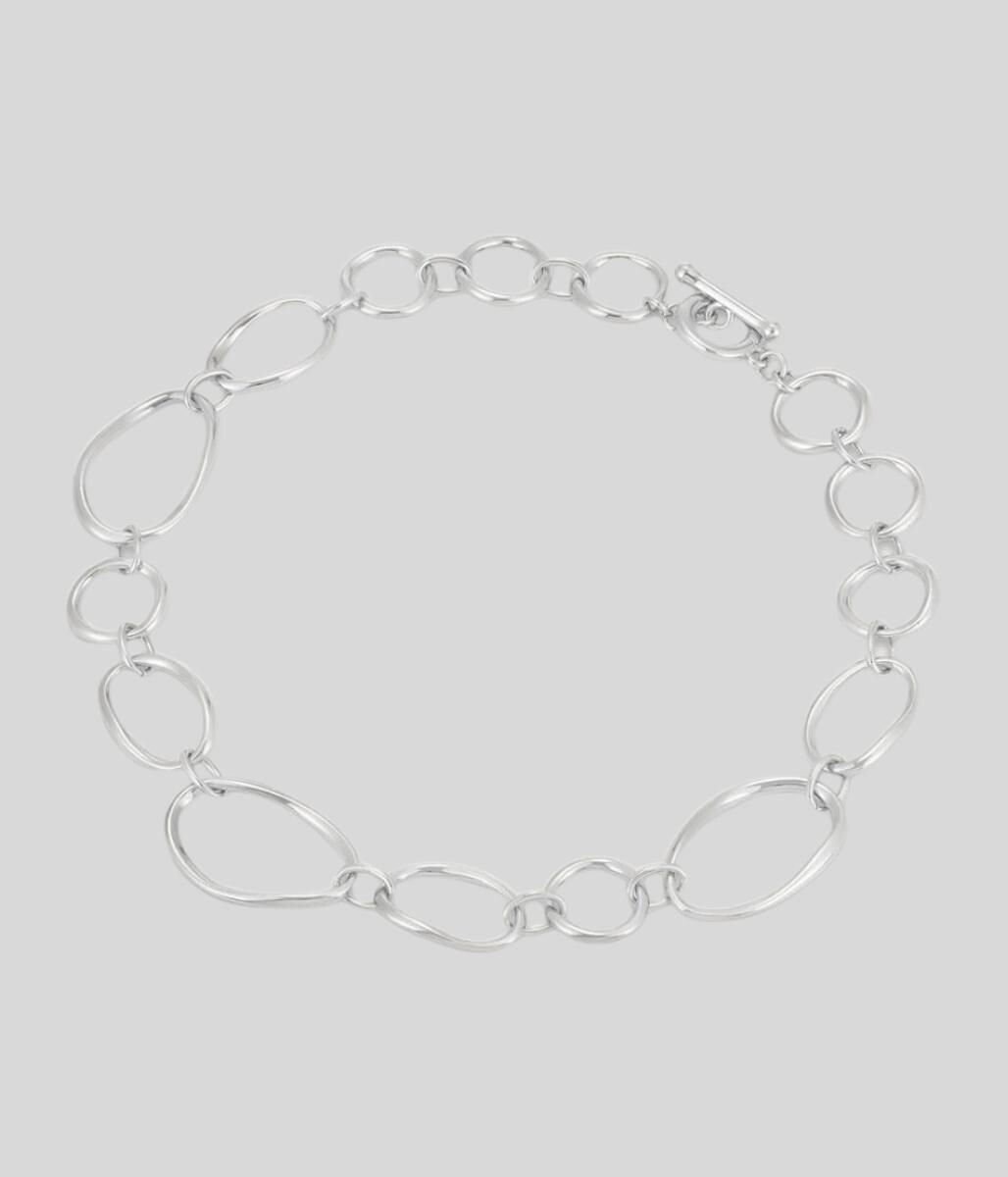 Silver Large Link Oversized Oval Necklace / Oversized Jewelry Etsy UK