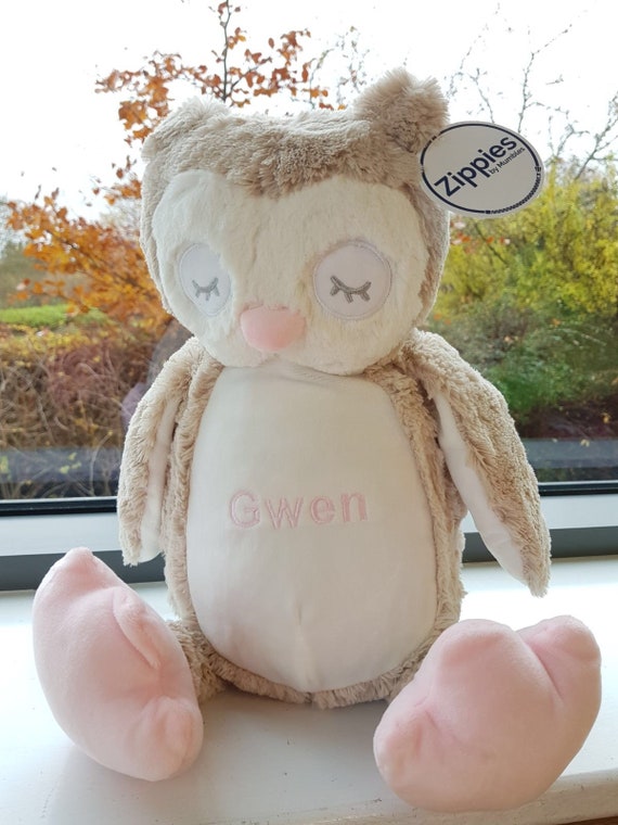 personalised owl teddy