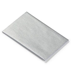PRYM reflekterande självhäftande lappar – strykbara – 10 x 18 cm – silverfärgade