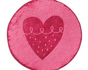 Toppe a forma di cuore rosa