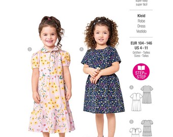 Burda Style-sömnadsmönster: blusklänning 9212