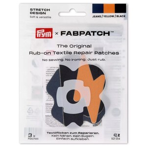 PRYM Rub-on Patch STRETCH Design – 3 pieces – Cloud/Lightning