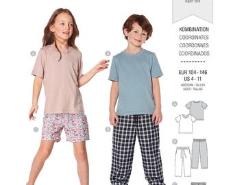 Burda Kids mönster till skjorta 9288