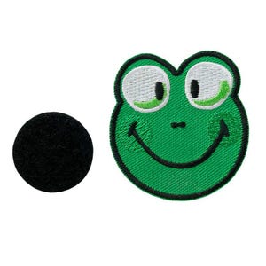 Patch Smiley© Cabeça de rã com velcro