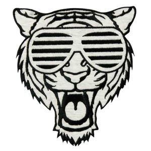 Patch Tiger com óculos
