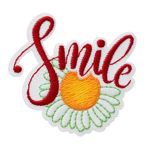 Patch reciclado Flor Sorriso