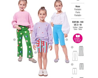Burda Kids mönster till leggings 9196