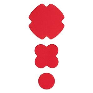 PRYM Ecusson thermocollant STRETCH - 3 pièces - rouge