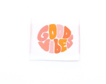 Weblabel - Good Vibes - 30 x 30 mm