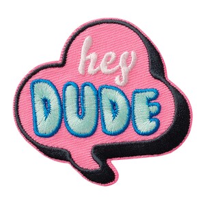 Patch Hey Dude Rosa