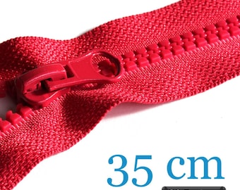 Jacket zip, separable, 35 cm