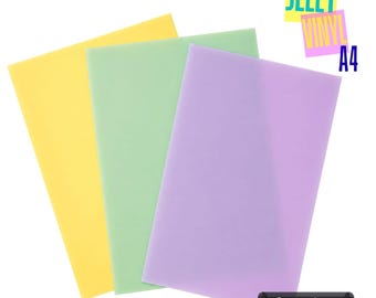 Wykrojnik z winylu Jelly, format A4