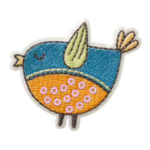 Patch de pássaro com lantejoulas