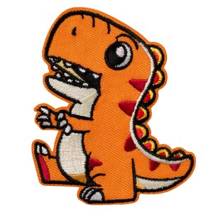 Patch Dino Laranja