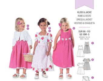 burda style sewing pattern: dress + jacket 9702