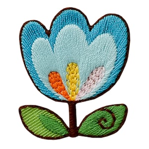 Patch Tulipa azul