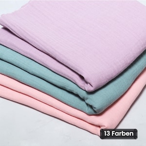 Mussola di cotone leggera extra larga - 280 cm di larghezza