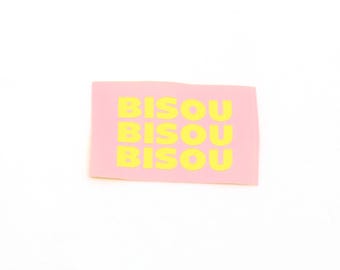 Weblabel - Bisou - 57 x 38 mm