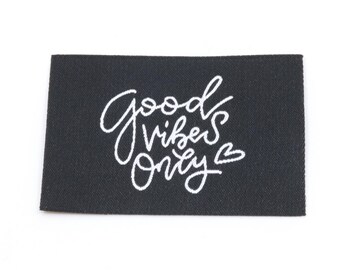Etichetta web - Good vibes - 57 x 38 mm