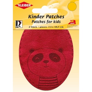 Emblema para passar a ferro com padrão de panda - 2 unidades