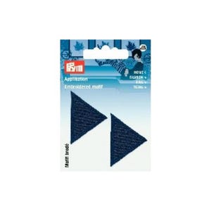 Prym Patch - Triângulos - pequenos - azul-escuro - 2 unidades