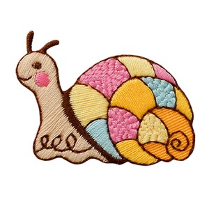 Patch de caracol colorido