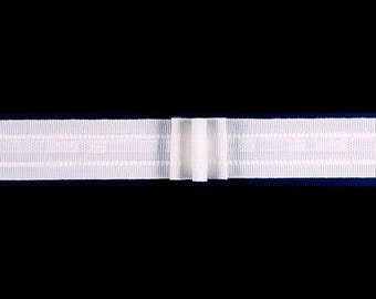 GERSTER – taśma plisowana, 3-warstwowa, 26 mm – biała – sprzedawana na metry