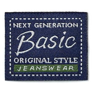 Prym Patch - Etiqueta para calças de ganga Basic - azul