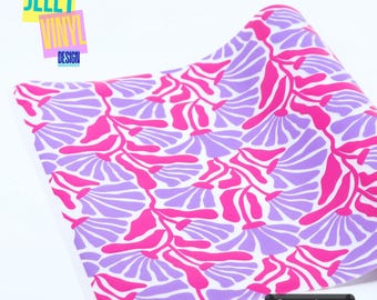 Jelly Vinyl Design – 30 x 135 cm – Boho Flowers różowy
