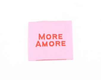 Web label – More Amore – 30 x 30 mm