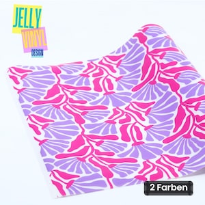 Jelly Vinyl Design - 30 x 135 cm - Boho Flowers rosa