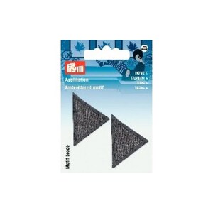 Prym Patch - Triângulos - pequenos - cinzentos - 2 unidades