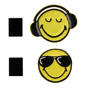 Óculos de sol Patch Smiley© + auscultadores com velcro