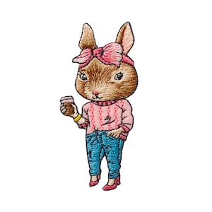 Patch Coelho com café