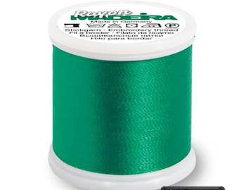 Madeira Maschinenstickgarn Rayon 200 m – Farbgruppe 1/3 · Rot/Grün