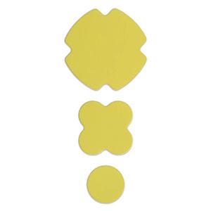 PRYM Ecusson thermocollant STRETCH - 3 pièces - jaune