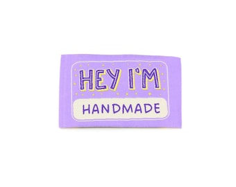 Etichetta web - Im handmade - 57 x 38 mm