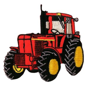 Patch Traktor vermelho