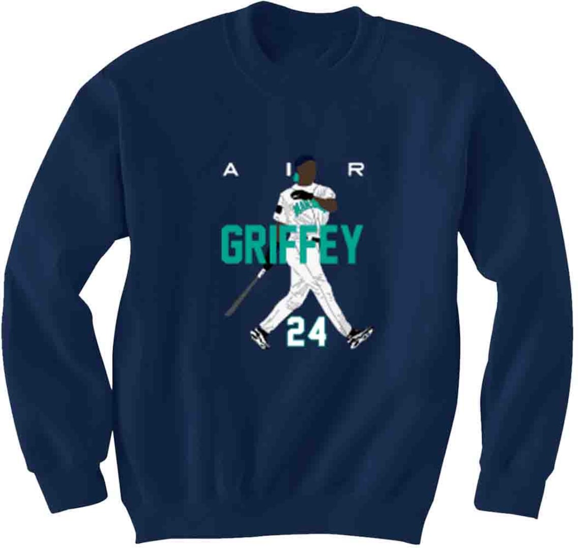 Ken Griffey Jr Seattle Mariners AIR Hoodie Hooded Sweatshirt Etsy