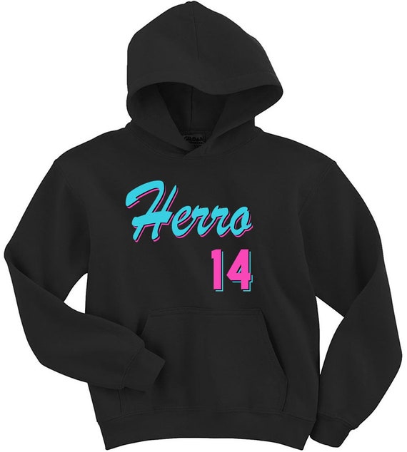 miami heat vice hoodie blue