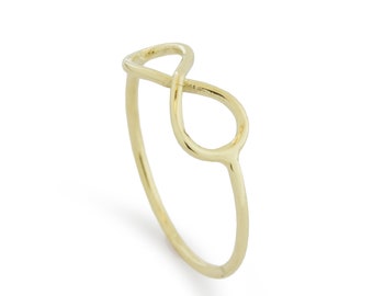 Gold Infinity ring