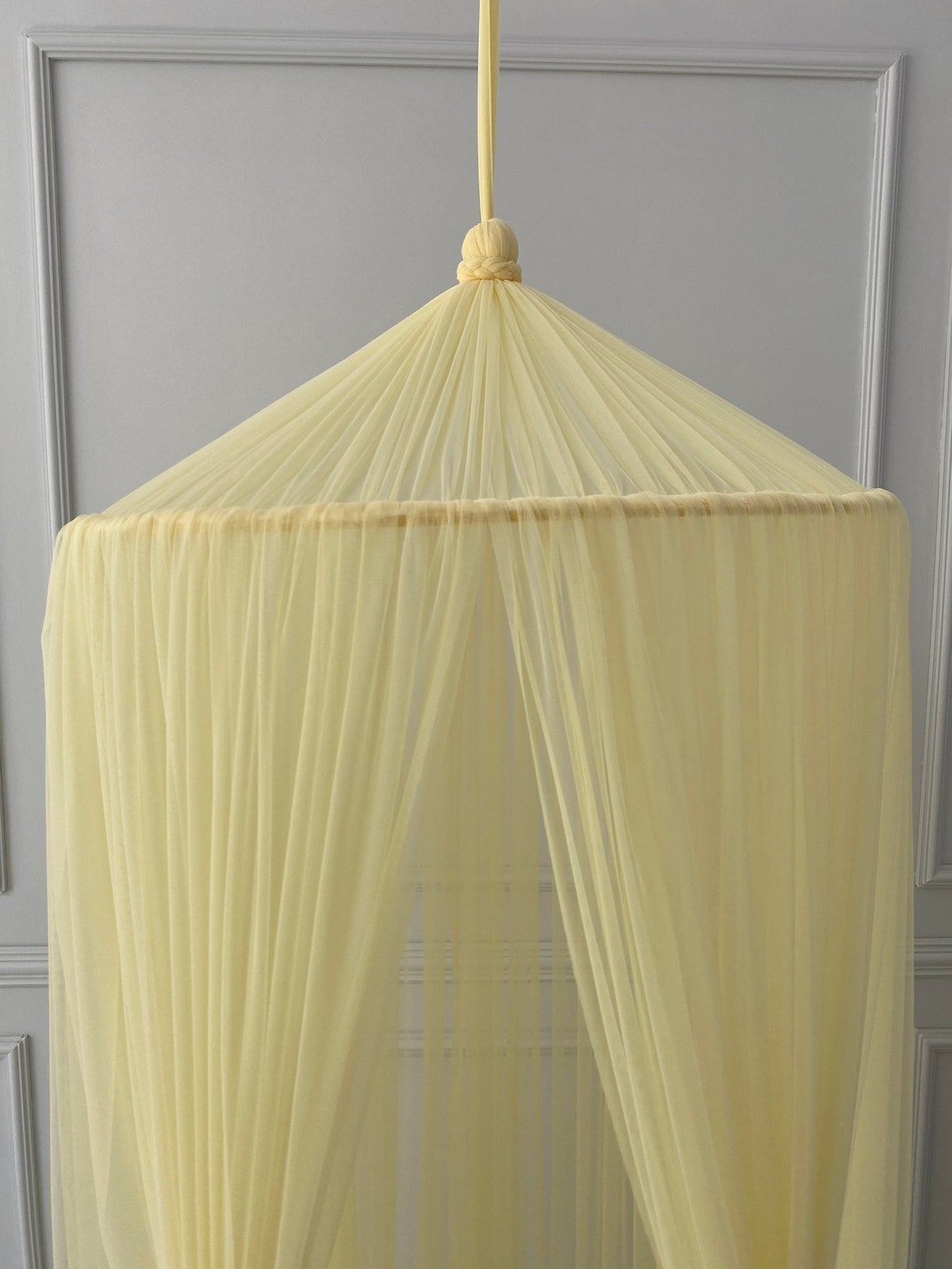 Yellow Canopy Bed CanopyHanging PlayCrib Etsy