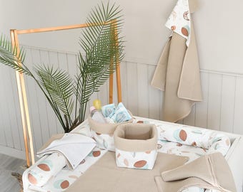 Changing mat with snaps | Waterproof changing pad for baby | Portable changing mat | Baby shower gift | Gift for newborn