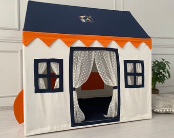 Personalised Play Tent with Mat, Customised Kids Playhouse, Easy to Wash, Indoor and Outdoor Play Castle Kids Tent For Girls