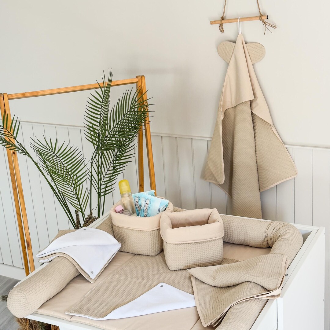 Changing Mat With Snaps | Waterproof Changing Pad for Baby | Portable ...