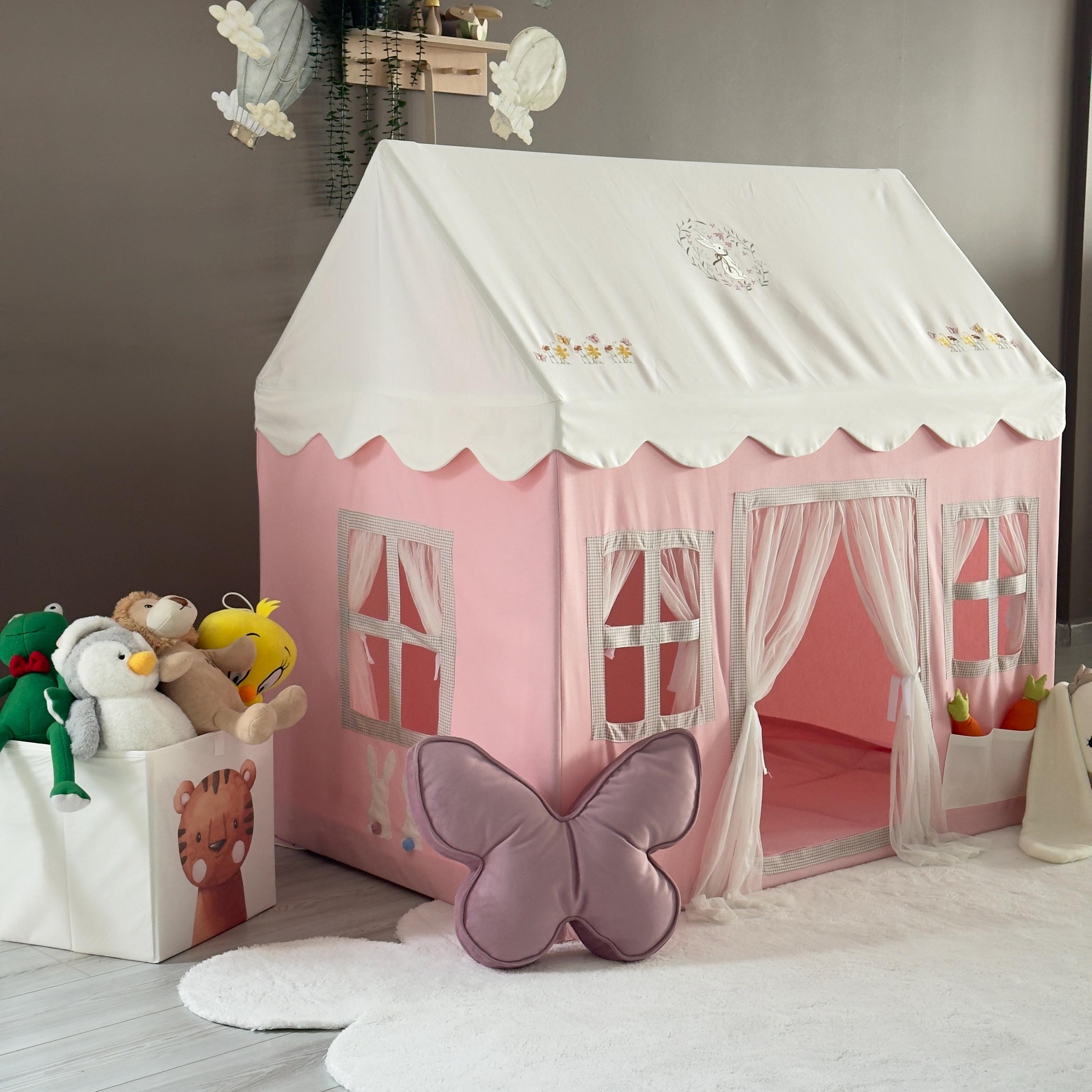 Ergocar Kindertent voor binnen en buiten, Game House Castle met mat